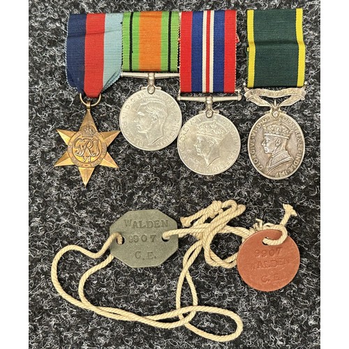 2051 - WW2 British ATS Medal group comprising of: GR VI Territorial Medal correctly impressed 