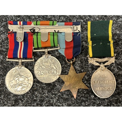 2051 - WW2 British ATS Medal group comprising of: GR VI Territorial Medal correctly impressed 