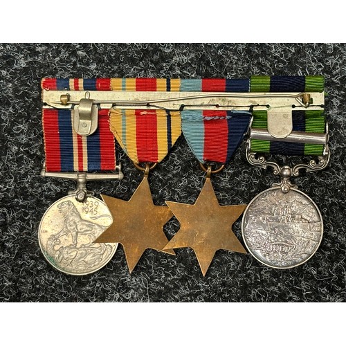 2052 - WW2 British Medal group comprising of: India General Service Medal with “Burma 1930/32” clasp to 