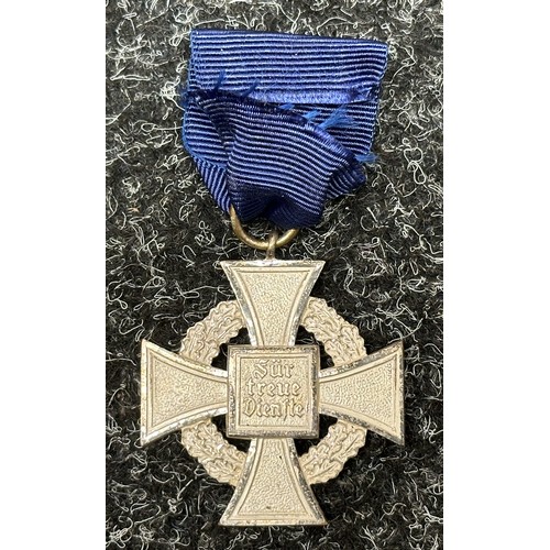 2070 - WW2 Third Reich Treue Dienst Ehrenzeichen, 25 Jahre - Faithful Service Award, 25 years. Complete wit... 