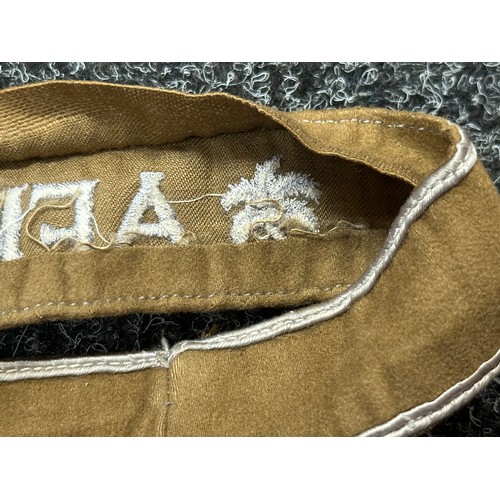 2071 - WW2 Third Reich Ärmelband Afrika - Africa Cuff Title. Full length and uniform removed.