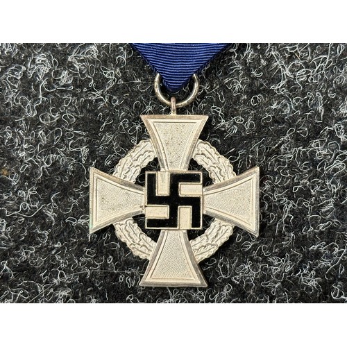 2076 - WW2 Third Reich Cased Treue Dienst Ehrenzeichen, 25 Jahre - Faithful Service Award, 25 years. Comple... 