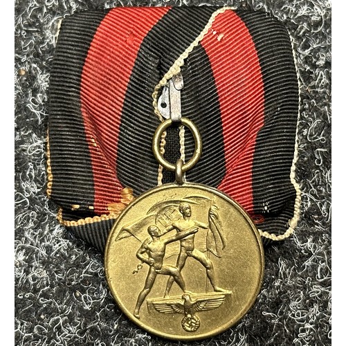 2096 - WW2 Third Reich Medaille zur Erinnerung an den 1. Oktober 1938 - Commemorative Medal October 1st 193... 