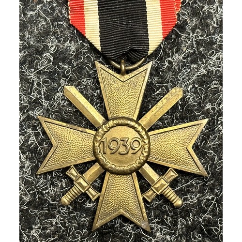 2098 - WW2 Third Reich Kriegsverdienstkreuz 2.Klasse mit Schwertern - War Merit Cross 2nd Class with Swords... 