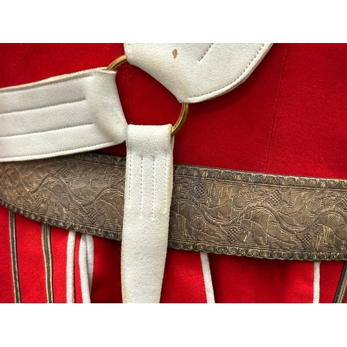 2120 - Royal Scots Majors Tunic, Belt, Cross Belt and Trews.