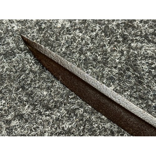 2125 - Victorian British Army Officers 1822 Pattern Sword with pipe backed blade 822mm in length. Brass fol... 