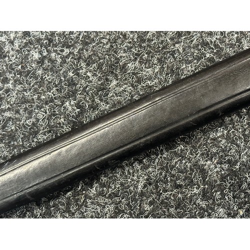 2131 - Mauser 1898 n/A Peruvian Contract Bayonet with pipe backed fullered blade 522mm in length, maker mar... 