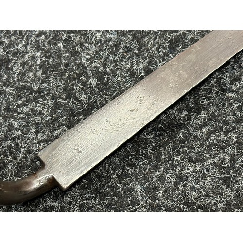 2137 - East India Company marked Socket Bayonet. Triangular blade with one flat face and two fullered faces... 