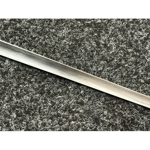 2140 - British Zulu War Era 1876 Pattern Bayonet with fullered triangular blade 548mm in length. British ma... 