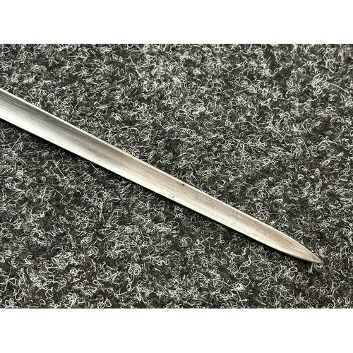 2140 - British Zulu War Era 1876 Pattern Bayonet with fullered triangular blade 548mm in length. British ma... 