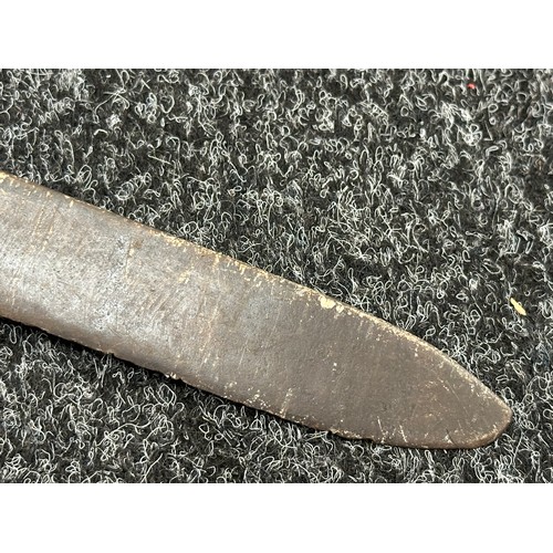 2144 - British Georgian 1804 Pattern Royal Navy Cutlass with striagh single edged blade 725mm in length. GR... 