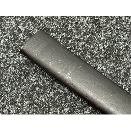 2170 - French 1866 Pattern Chassepot Bayonet with fullered single edged blade 575mm in length, maker marked... 