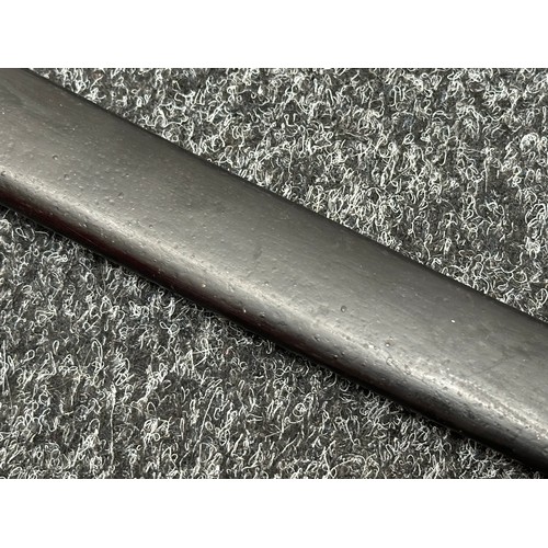 2170 - French 1866 Pattern Chassepot Bayonet with fullered single edged blade 575mm in length, maker marked... 