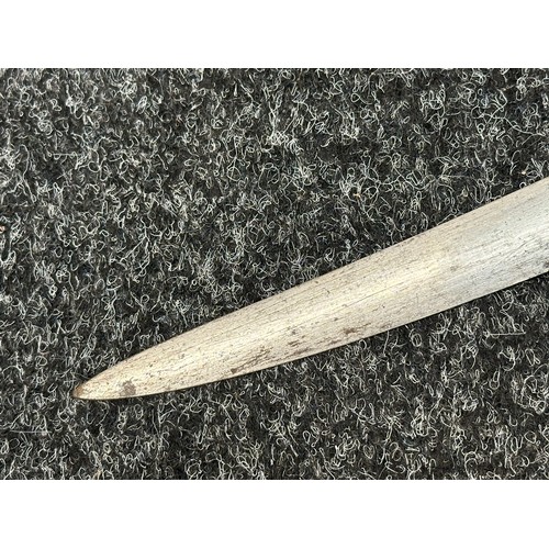 2177 - French 1866 Pattern Chassepot bayonet with fullered single edged blade 575mm in length, dated 1869 o... 