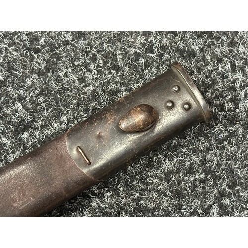 2185 - WW1 British P13 Bayonet with single edged fullered blade 427mm in length, marked 1913 plus maker mar... 