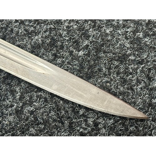 2187 - WW1 British 1907 Pattern Bayonet with single edged fullered blade 433mm in length with makers mark 