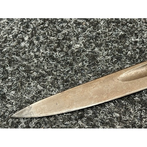 2192 - WW1 British 1907 Pattern Bayonet with fullered single edged blade 432mm long blade, maker marked and... 