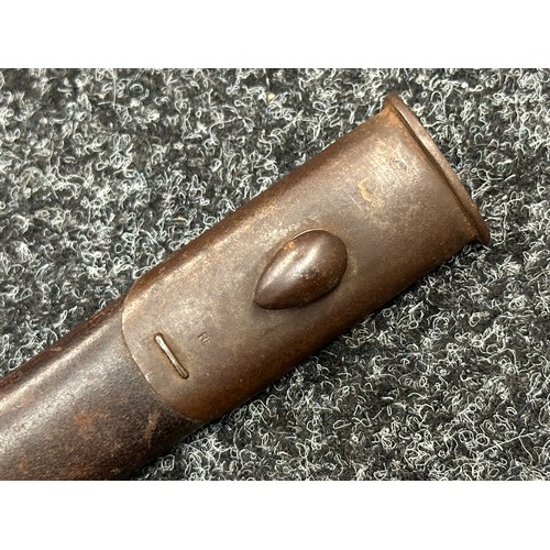 2194 - WW1 British 1907 Pattern Bayonet with fullered single edge blade 430mm in length, maker marked and d... 