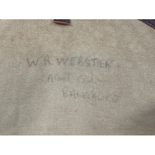 2222 - WW2 British Black Watch Officers Tropical Tan Cut Away Jacket, no makers marks, with removable Regim... 