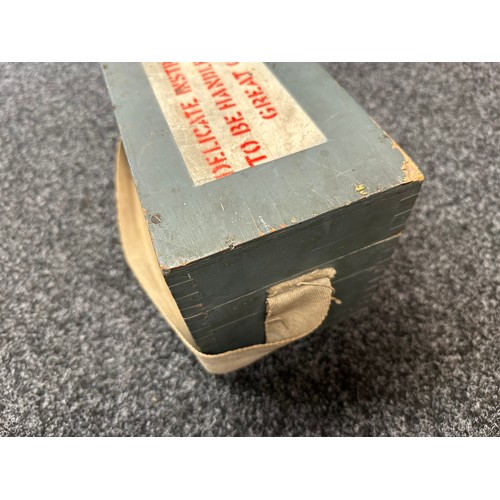 2226 - WW2 British RAF Air Ministry Astro Compass MKII Ref 6A/1174 O. Complete in original box of issue wit... 