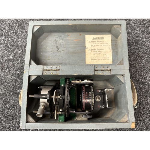 2226 - WW2 British RAF Air Ministry Astro Compass MKII Ref 6A/1174 O. Complete in original box of issue wit... 