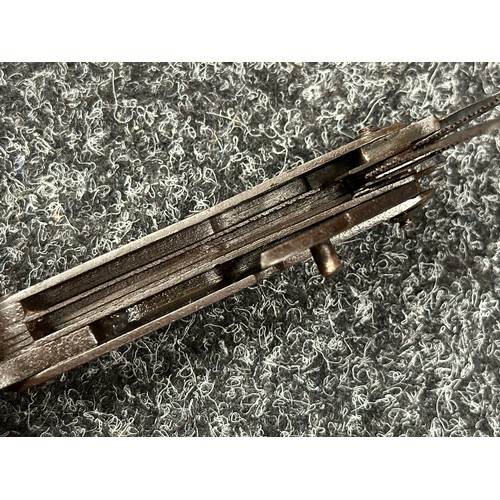 2240 - WW2 British SOE / OSS issue Multi tool. With knifes, screwdriver, hacksaw and wirecutters. Lanyard r... 