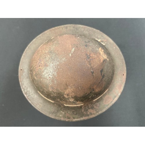 2248 - WW2 British Firewatchers Steel Helmets x 2 : Provenance: The private collection of Bradbury, decease... 