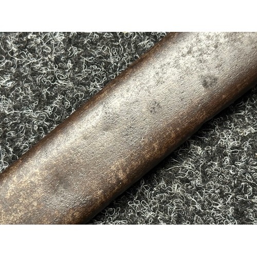 2266 - WW1 Imperial German Mauser 95/05 Butcher Bayonet with fullered single edged blade 362mm in length wi... 