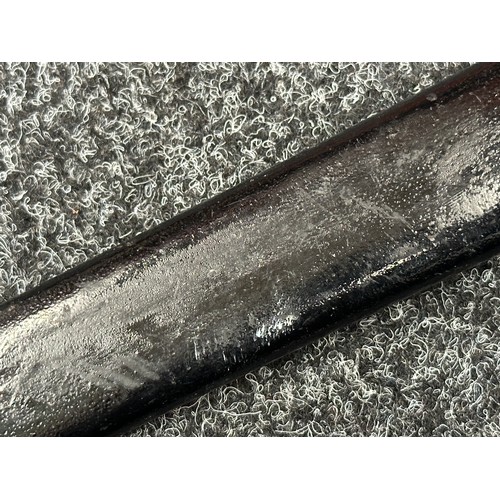 2269 - WW1 Imperial German Mauser 95/05 Butcher Bayonet with fullered single edged blade 367mm in length. S... 