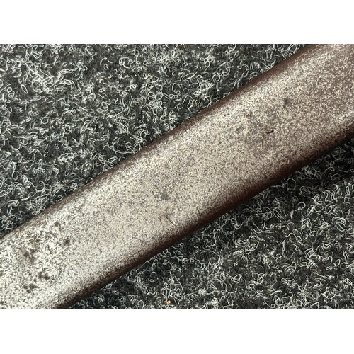 2270 - WW1 Imperial German Mauser 95/05 Butcher Bayonet with single edged fullered blade 368mm in length, m... 