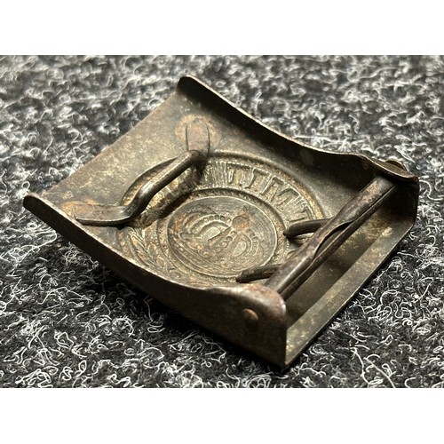 2273 - WW1 Imperial German Army Enlisted Mans Belt Buckle in steel. 