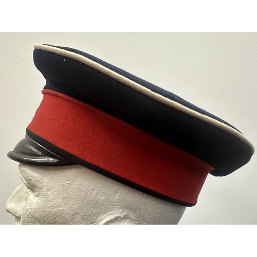 2289 - WW1 Imperial German Army Reservists Cap with both cockades. Lining has remains of paper lael with or... 