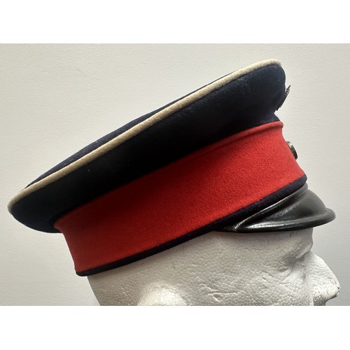 2289 - WW1 Imperial German Army Reservists Cap with both cockades. Lining has remains of paper lael with or... 