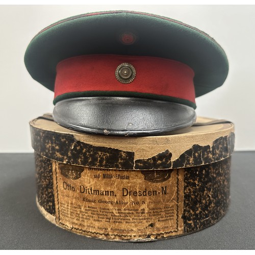 2291 - WW1 Imperial German Cap complete in original makers box for 