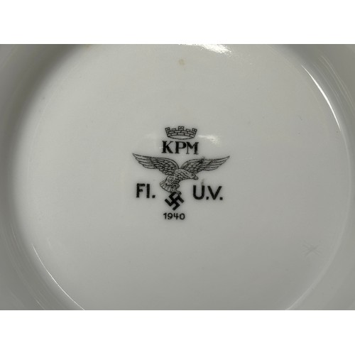 2303 - WW2 Third Reich Luftwaffe Mess Hall Soup Tureen. Maker marked and dated to the underside with Luftwa... 