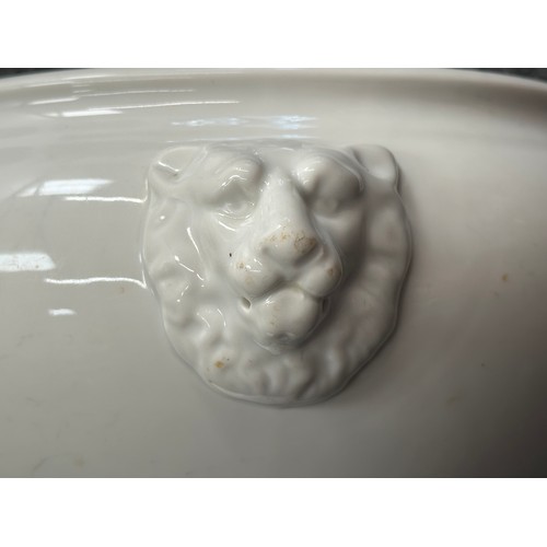 2303 - WW2 Third Reich Luftwaffe Mess Hall Soup Tureen. Maker marked and dated to the underside with Luftwa... 