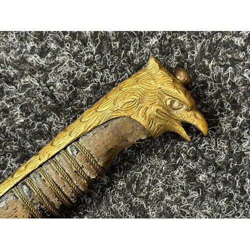 2304 - WW2 Italian Fascist Youth GIL Gioventù Italiana del Littorio Dagger with double edged plated blade 1... 