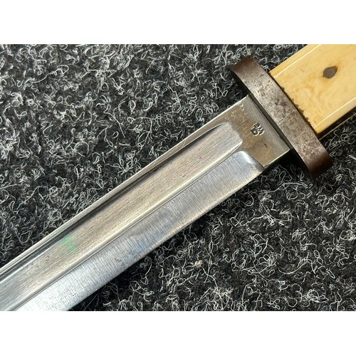 2311 - Austrian M1895 converted bayonet letter opener of George Bernard Shaw interest, the 245mm single edg... 