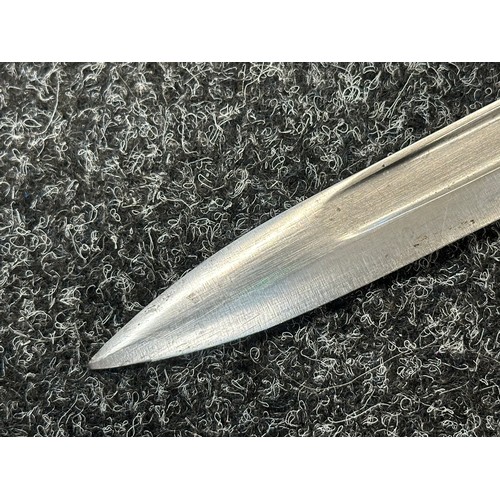 2311 - Austrian M1895 converted bayonet letter opener of George Bernard Shaw interest, the 245mm single edg... 