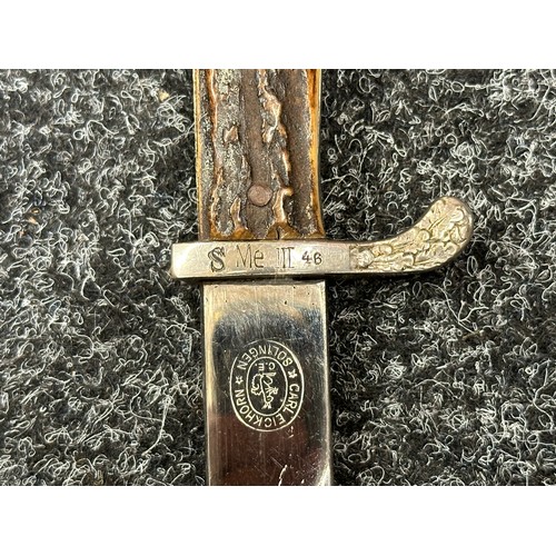 2321 - WW2 Third Reich Polizei-Seitengewehre Police Bayonet with single edged fullered blade 333mm in lengt... 