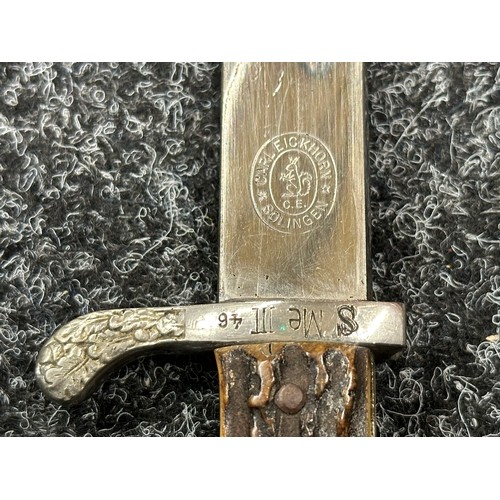 2321 - WW2 Third Reich Polizei-Seitengewehre Police Bayonet with single edged fullered blade 333mm in lengt... 