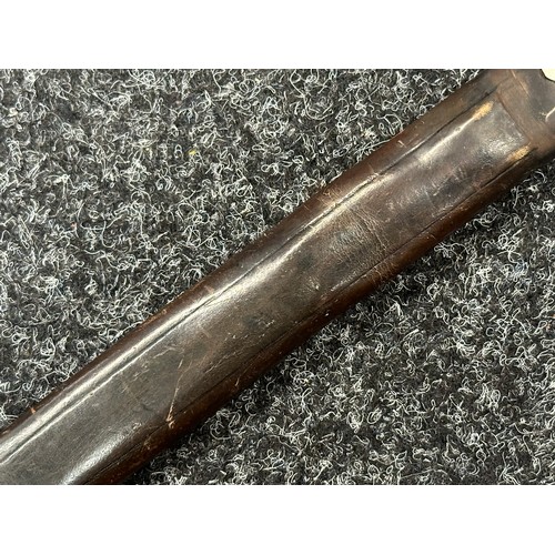 2321 - WW2 Third Reich Polizei-Seitengewehre Police Bayonet with single edged fullered blade 333mm in lengt... 