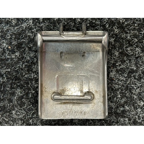 2325 - WW2 Third Reich Hitler Jugend Belt Buckle. Alloy injection moulded example. Maker marked RZM M4/46 f... 