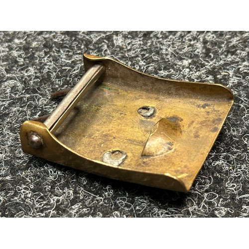 2326 - WW2 Third Reich Sturmabteilung SA Belt Buckle in brass. No makers mark. Two part construction in bra... 