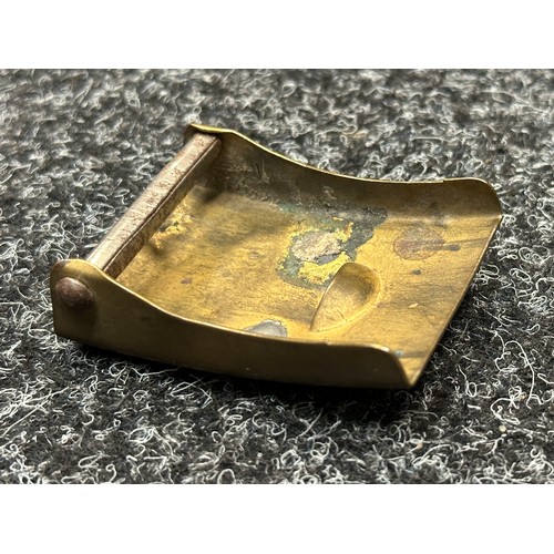 2327 - WW2 Third Reich Sturmabteilung SA Belt Buckle in brass. No makers mark. Two part construction in bra... 