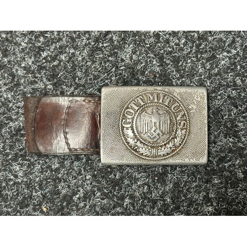 2332 - WW2 Third Reich Heer Belt Buckle. The buckle is an alloy example and retains much original paint to ... 