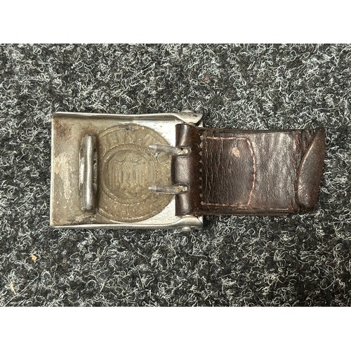 2332 - WW2 Third Reich Heer Belt Buckle. The buckle is an alloy example and retains much original paint to ... 