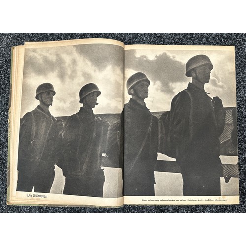 2344 - WW2 Third Reich Luftwaffe Fallschirmjager Photographic History Book 