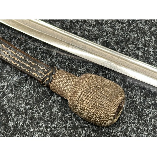 2345 - WW2 Third Reich Heer Officers Lion Head Sword with fullered single edged blade 865mm in length maker... 