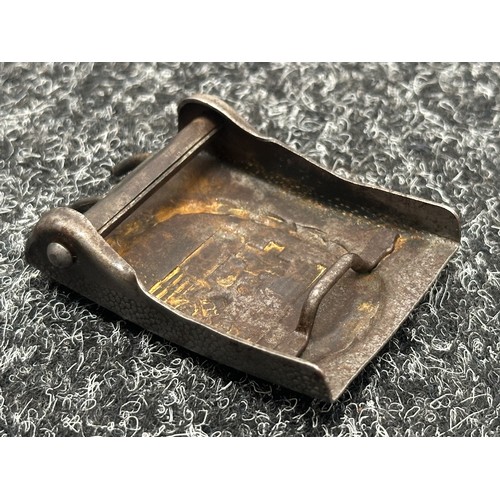 2357 - WW2 Third Reich DRK Belt Buckle. No makers mark. Steel example.